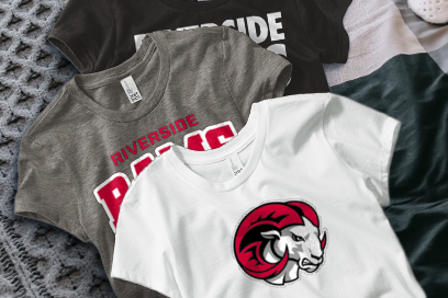 Riverside  Rams Tees (Option 1) Banner
