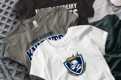 Noble Academy Knights Tees (Option 1) Banner