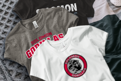 Solomon  Gorillas Tees (Option 1) Banner