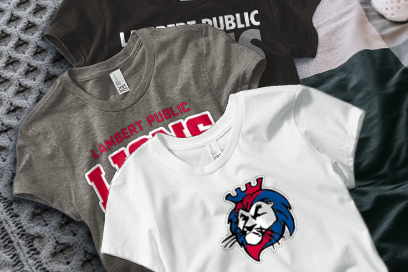 Lambert Public  Lions Tees (Option 1) Banner