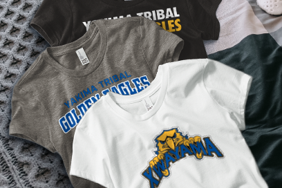 Yakima Tribal  Golden Eagles Tees (Option 1) Banner