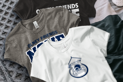 Olney Friends  None Tees (Option 1) Banner