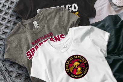 Santiago Spartans Tees (Option 1) Banner