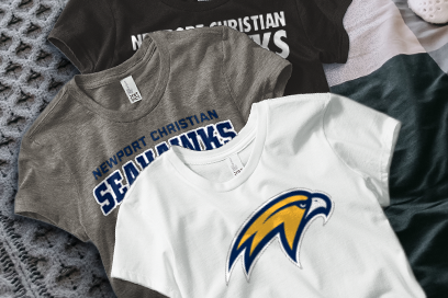 Newport Christian Seahawks Tees (Option 1) Banner