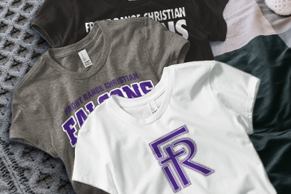 Front Range Christian  Falcons Tees (Option 1) Banner