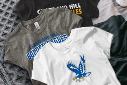 Cleveland Hill  Golden Eagles Tees (Option 1) Banner