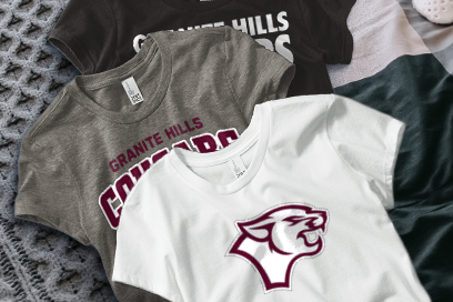 Granite Hills Cougars Tees (Option 1) Banner