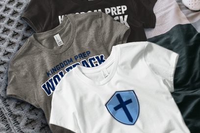 Kingdom Prep Wolfpack Tees (Option 1) Banner