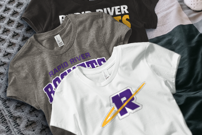Rapid River  Rockets Tees (Option 1) Banner