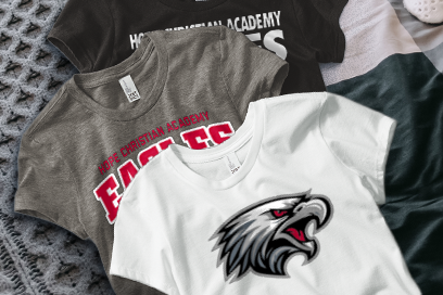 Hope Christian Academy Eagles Tees (Option 1) Banner