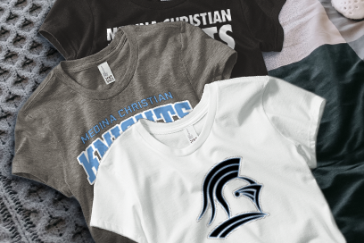 Medina Christian Knights Tees (Option 1) Banner
