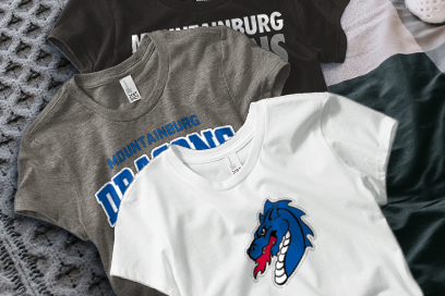 Mountainburg  Dragons Tees (Option 1) Banner
