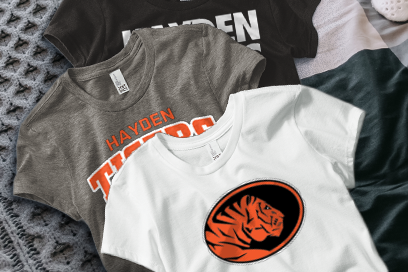 Hayden  Tigers Tees (Option 1) Banner