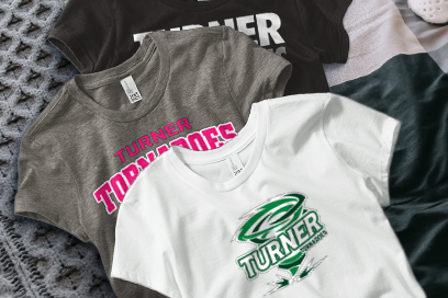 Turner  Tornadoes Tees (Option 1) Banner