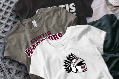 Curtis Warriors Tees (Option 1) Banner