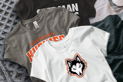 Sherman  Huskies Tees (Option 1) Banner