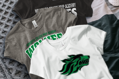 Wonderful College Prep Academy Wolves Tees (Option 1) Banner