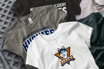 Horizon Science Academy Huskies Tees (Option 1) Banner
