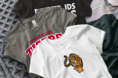 The Tiger Lair Tees (Option 1) Banner