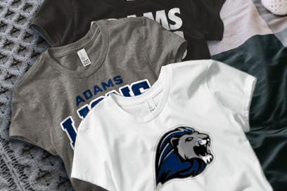 Adams  Lions Tees (Option 1) Banner