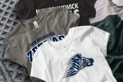 New Brunswick zebras prepare. empower. inspire. Tees (Option 1) Banner