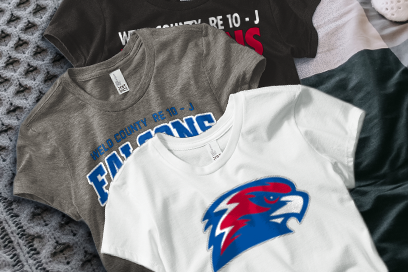 Weld County  Re 10 - J Falcons Tees (Option 1) Banner