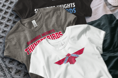 Shawnee Heights Thunderbirds Tees (Option 1) Banner