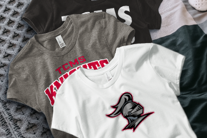 TCMS Knights Tees (Option 1) Banner