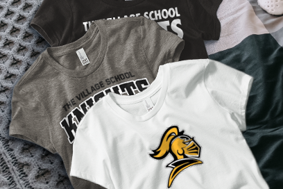 The Village School Knights Tees (Option 1) Banner