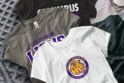 Columbus Lions Tees (Option 1) Banner