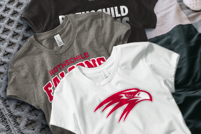 Rothschild  Falcons Tees (Option 1) Banner