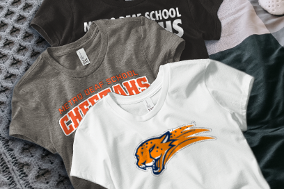 Metro Deaf School Cheetahs Tees (Option 1) Banner