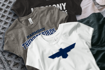Harmony  Thunderbirds Tees (Option 1) Banner