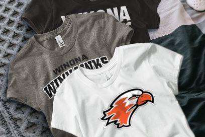 Winona Winhawks Tees (Option 1) Banner
