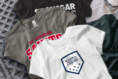 St Ansgar  Saints Tees (Option 1) Banner