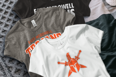 East Mcdowell  Trojans Tees (Option 1) Banner
