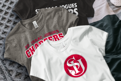 St. Isaac Jogues Chargers Tees (Option 1) Banner