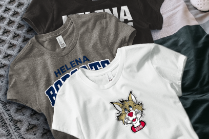 Helena  Bobcats Tees (Option 1) Banner