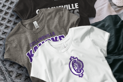 Collinsville Kahoks Tees (Option 1) Banner