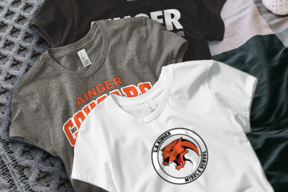 Ainger Cougars Tees (Option 1) Banner
