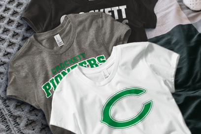 Crockett  Pioneers Tees (Option 1) Banner