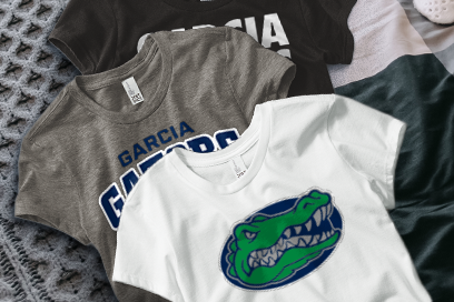 Garcia  Gators Tees (Option 1) Banner