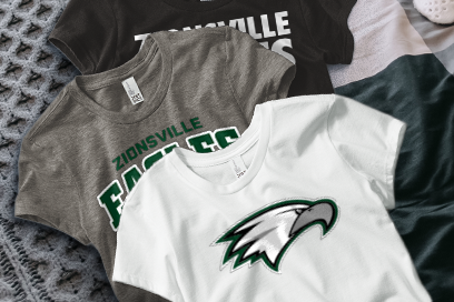 Zionsville High School Eagles Online Store Tees (Option 1) Banner