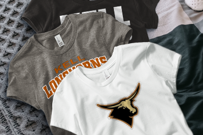 Kell Longhorns Tees (Option 1) Banner