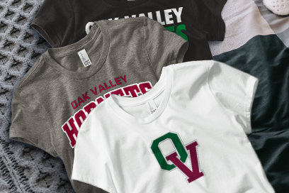 Oak Valley  Hornets Tees (Option 1) Banner