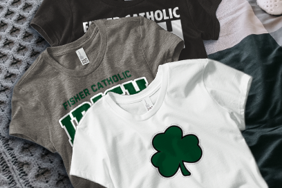 Fisher Catholic Irish Tees (Option 1) Banner