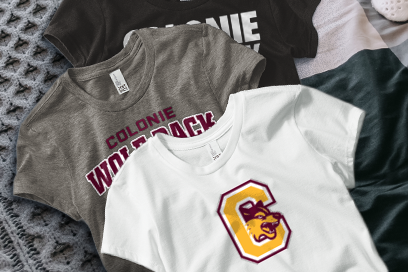 Colonie Sideline Store Tees (Option 1) Banner