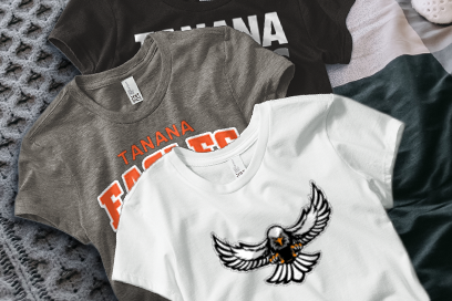 Tanana  Eagles Tees (Option 1) Banner