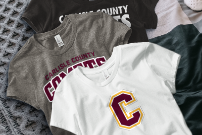 Carlisle County  Comets Tees (Option 1) Banner