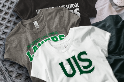 University Lake School Lakers Online Store Tees (Option 1) Banner